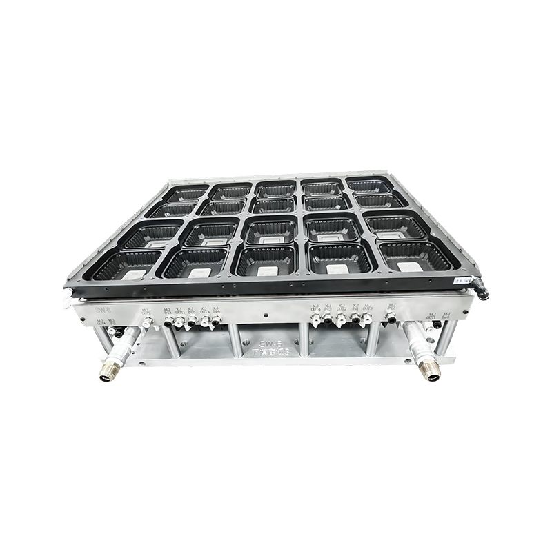 Runde Thermoformform für Verpackungsboxen mit Deckel